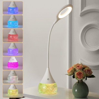 Harper Living Light Rgb Desk Lamp With Water Base & 7-Colour Changing, Touch Control Table Lamp, Colour Temps & Dimmable Size 3