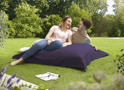 Beautiful Beanbags Adult Big Brother Beanbag For Indoors Or Outdoors Ready Filled Bean BagsPurple from B&Q