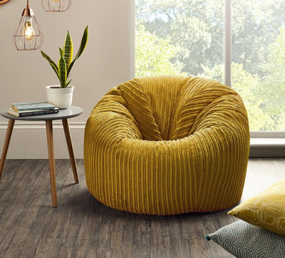 Beautiful Beanbags Childrens Classic Jumbo Cord Beanbag Ready Filled Bean Bags from B&Q