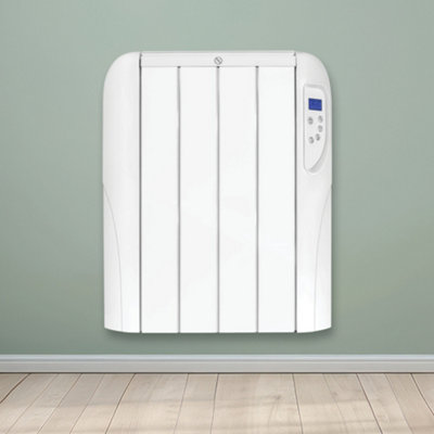 Futura Electric 1000W Radiator Panel Heater Wall Mounted Advanced Timer Digital Thermostat