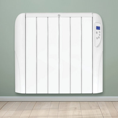 Futura Electric 1500W Radiator Panel Heater Wall Mounted Advanced Timer Digital Thermostat