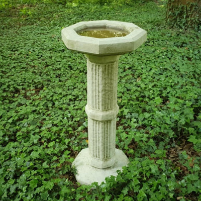 Spa 'cheltenham' Tall Birdbath With Octagonal Top Ba2 from B&Q