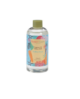 Hassett Green LondonEndless OceanFragrance Oil Reed Diffuser RefillLarger Size 250Ml Bottle from B&Q