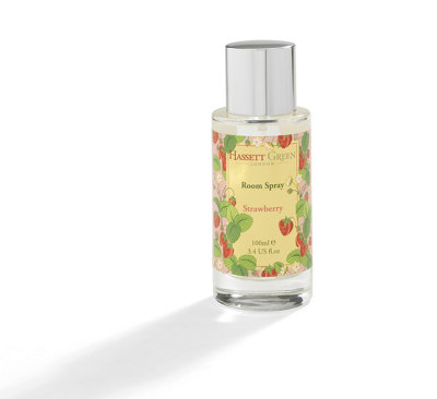 Hassett Green LondonStrawberryRoom Mist Home Fragrance Spray100Ml Glass Bottle from B&Q