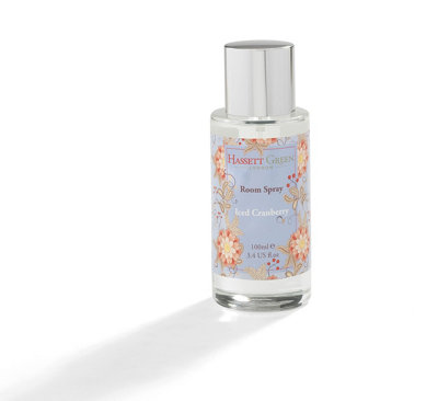 Hassett Green LondonIced CranberryRoom Mist Home Fragrance Spray100Ml Glass Bottle from B&Q