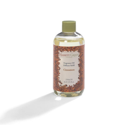 Hassett Green LondonCinnamonFragrance Oil Reed Diffuser RefillLarger Size 250Ml Bottle from B&Q