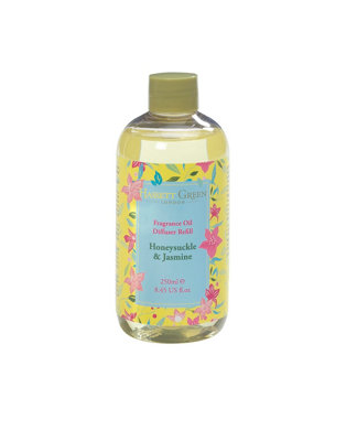 B&Q - Hassett Green LondonHoneysuckle & JasmineFragrance Oil Reed Diffuser RefillLarger Size 250Ml Bottle