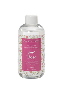 B&Q - Hassett Green LondonJust RoseFragrance Oil Reed Diffuser RefillLarger Size 250Ml Bottle