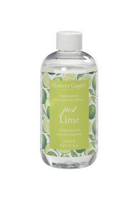 Hassett Green LondonJust LimeFragrance Oil Reed Diffuser RefillLarger Size 250Ml Bottle from B&Q