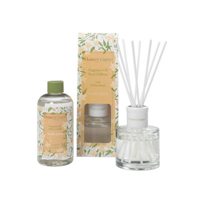 Hassett Green London Green Hassett London - Vanilla Splash - Reed Diffuser And Refill Combination Set 100Ml
