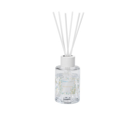 B&Q - Hassett Green LondonNatural CottonLarge Fragrance Oil Reed Diffuser200Ml Glass Bottle With 6 Thick Fibre Reeds
