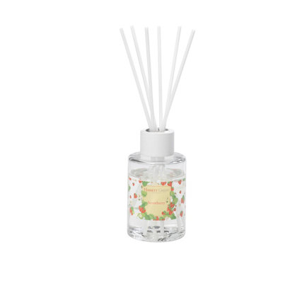 B&Q - Hassett Green LondonStrawberryLarge Fragrance Oil Reed Diffuser200Ml Glass Bottle With 6 Thick Fibre Reeds