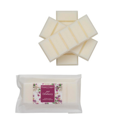 B&Q - Hassett Green LondonJust Dewberry Wax Melts3 X 55G Snap BarsSoy-Free & Paraffin-FreeHandmade In The Uk