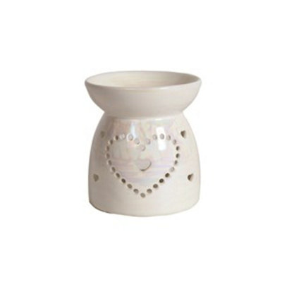 Aroma Wax Melt BurnerLustre Heart from B&Q