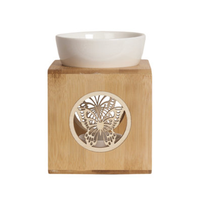 Aroma Wax Melt BurnerZen Bamboo Butterfly from B&Q