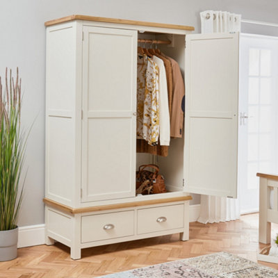The Furniture Market Cotswold Cream Double Wardrobe from B&Q
