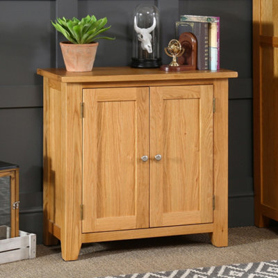 The Furniture Market Cheshire Oak Small 2 Door Cupboard from B&Q