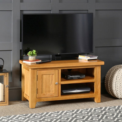 The Furniture Market Cheshire Oak Small Tv Unit Up To 45 Tv Size from B&Q