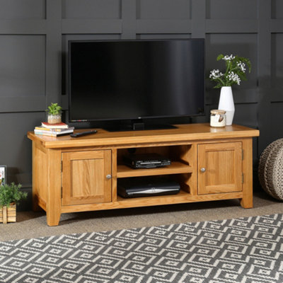 The Furniture Market Cheshire Oak Large Tv Stand Unit Up To 60 Tv Size from B&Q