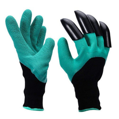 Ram Online Ram 2 X Gardening Garden Lawn Plant Gloves Thorn Resistant Safety Gloves Pruning Digging Gloves With Rake from B&Q