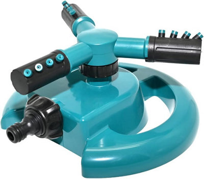 B&Q -  Ram Garden Sprinkler Automatic Lawn Sprinkler 360 Degree Rotating Grass Lawn Plants Veggies Sprinkler