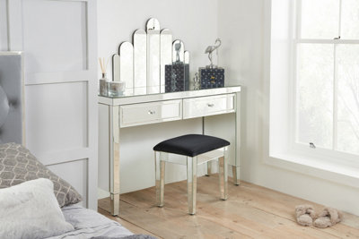 B&Q -  Valencia Stool Mirrored