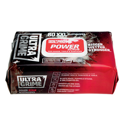 B&Q -  Pro Power Scrub Unfragranced Multi-Surface WipesPack Of 80
