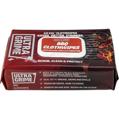 Ultragrime Bbq Cleaning Wipes  Tackle Grill Messes With Ease from B&Q
