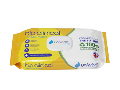 Uniwipe Midi Sanitising Surface Wipes Pack Of 100 - Image 6