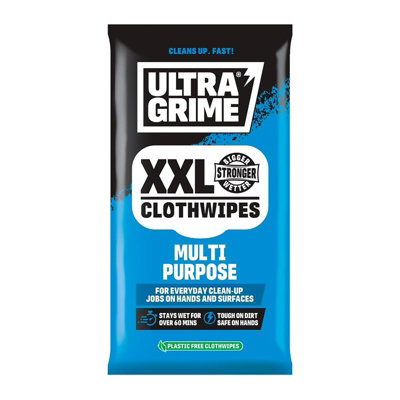Uniwipe UltraGrime XXL Multi Purpose Cloth Wipes - Pack of 20 - Image 8