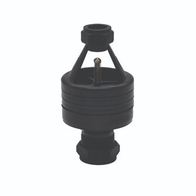 Hotun Hiflo Dry Trap Tundish 15Mm X 22Mm 12Lpm Hb100c Black
