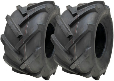 18x9.50-8 Open Centre Tyres Cleated Rotovator Industrial Wanda P328 (Set of 2) - Image 4