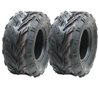 B&Q -  18X9.50-8 Atv Tyres Quad Trailer 18 950 8 Tires Dirt Trail Road LegalSet Of 2.