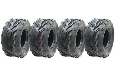 B&Q -  18X9.50-8 Atv Quad TyresTrailer 18 950 8 Tire Dirt Trail Road LegalSet Of 4.