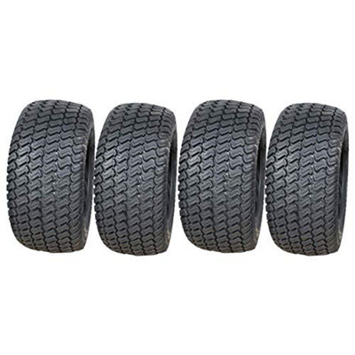 B&Q -  13X6.50-6 Lawnmower Grass Tyre Wanda P332 Multi Turf 4Ply Road Legal (Set Of 4)