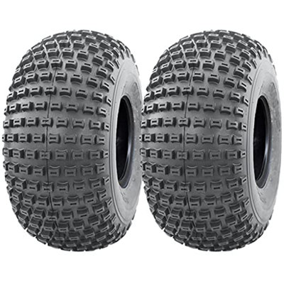 Parnells 18X9.50-8 Knobby Atv Quad Tyres Wanda P322 4-Ply Tubeless Off Road (Set Of 2) from B&Q