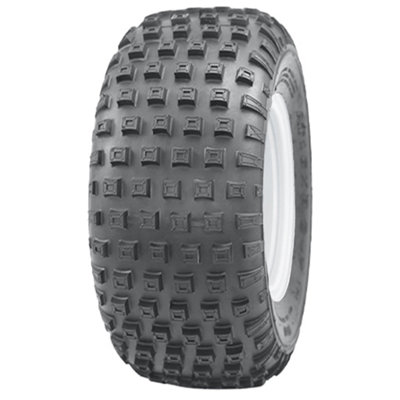 B&Q -  145/70-6Knobby Atv Tyre & Rim Quad Trailer Wheels With Ball Bearings 150Kg