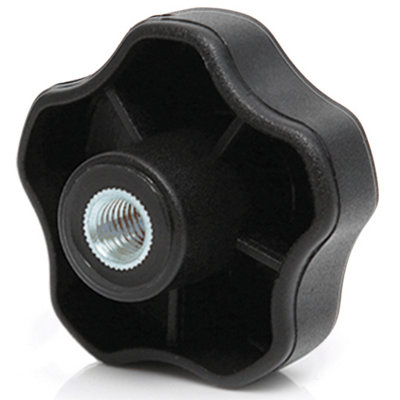 B&Q -  M10 Female Thermoplastic Lobe Knob (Zinc Insert)