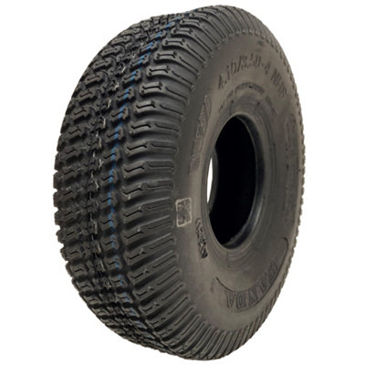 B&Q -  4.10/3.50-4 Lawnmower Grass Multi Turf Tyre 4Ply Tubeless Wanda P332 Load 160Kgs