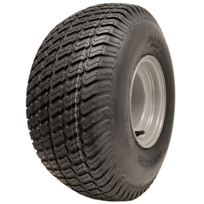 B&Q -  20X8.00-8 Lawnmower Grass Turf Wheel 4Ply Wanda P332 Road Legal 4 Inch Pcd 437Kg
