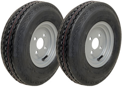 Parnells 4.80/4.00-8 Road LegalHigh Speed Wheels400 84Ply100mm PcdSet Of 2 from B&Q