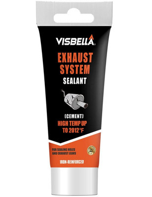 Vehicle Exhaust System Sealant Repair Crack High Heat Resistant Non-Slumping Sealer Professional Formula 75G from B&Q