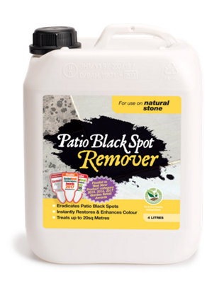 B&Q -  Patio Black Spot Remover For Natural Stone 4 Litre 20Sqm