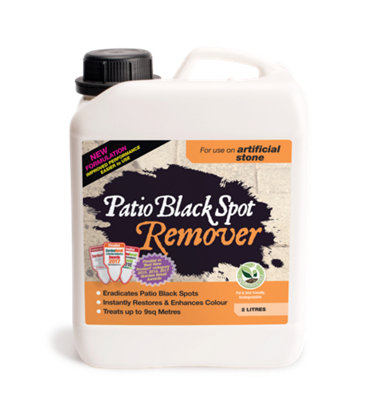 B&Q -  Patio Black Spot Remover For Artificial Stone 2 Litre 10Sqm