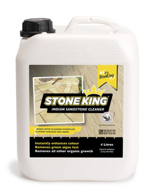  - Stone King Indian Sandstone Patio Cleaner 4 Litre 20Sqm