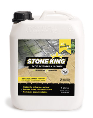  - Stone King Patio Restorer And Cleaner4 Litres 20Sqm