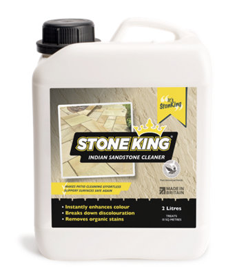  - Stone King Indian Sandstone Patio Cleaner 2 Litre 10Sqm