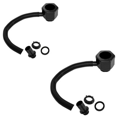 Pluto Packaging Standard Water Butt Diverter Filler Kit Simply Connects Downpipe To Water Butt Perfect For Round & Square Downpipes from B&Q