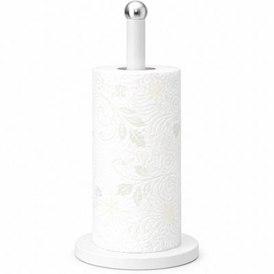 Innoteck Essentials Kitchen Paper Towel HolderMatt White. from B&Q