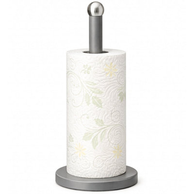 Innoteck Essentials Kitchen Paper Towel HolderMatt Grey. from B&Q